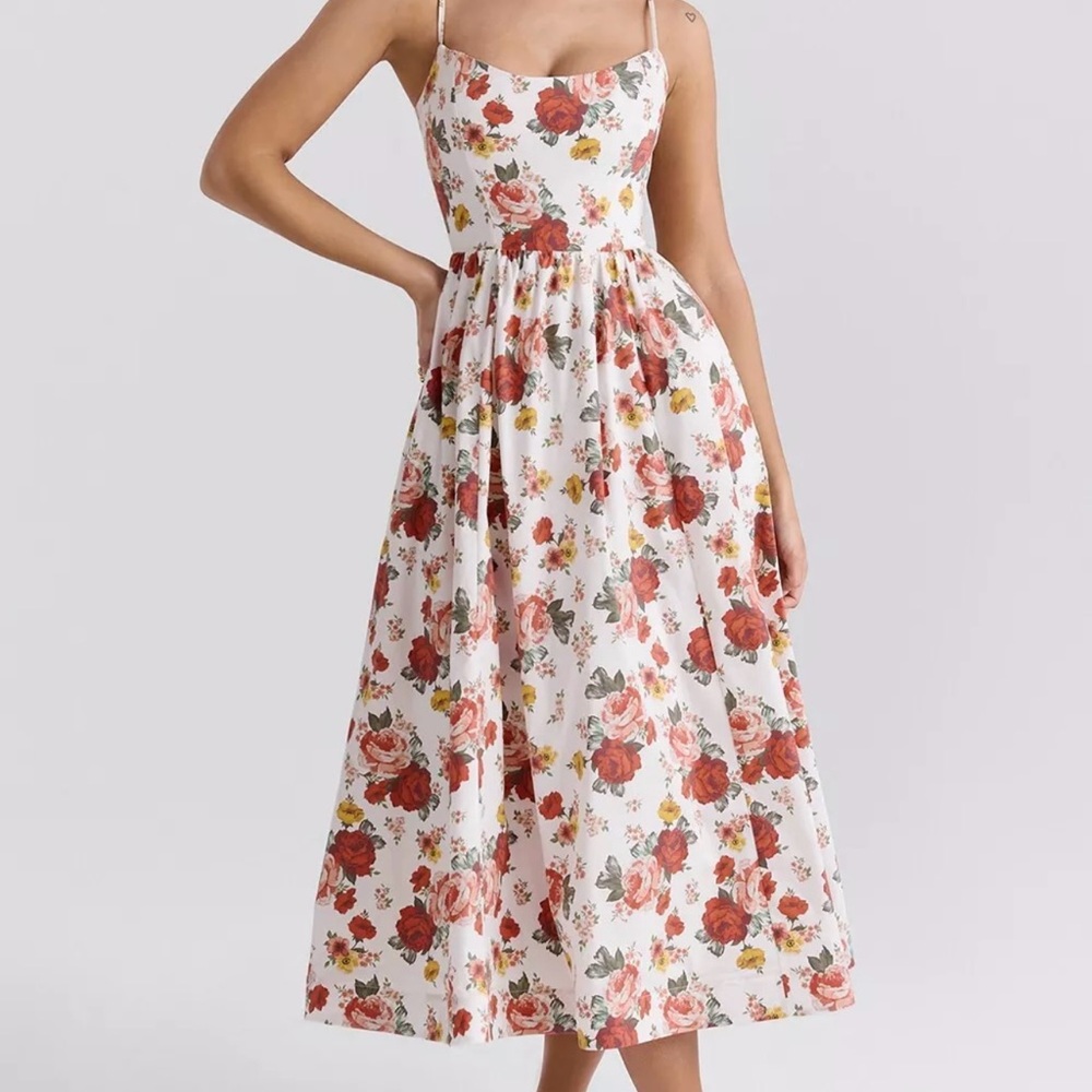Floral Spaghetti Strap Dress